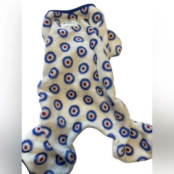 Ben Sherman Original Dog Pajamas | Soft Fleece Jumpsuit Small | Cozy Winter PJs - Picture 1 of 6